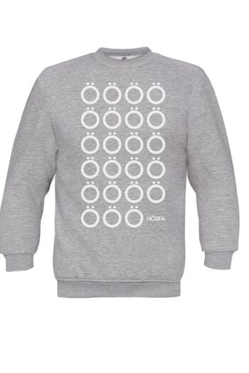 Sweat Multilaut Gris Acier - Gris Clair 1