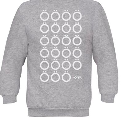 Multilaut Sweatshirt in Light Grey - Light Grey