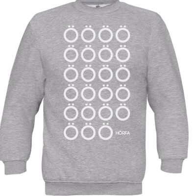 Multilaut Sweatshirt in Light Grey - Light Grey