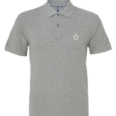 Umlaut Classic Pölö Shirt en Gris Clair - Gris Clair