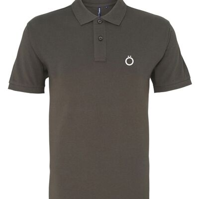 Umlaut Classic Pölö Shirt in Navy - Steel Grey