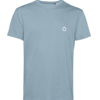 Örganic T-Shirts in Pastell - Blue Fog