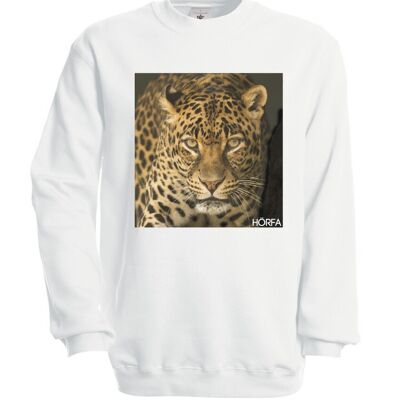 Leopard-Sweatshirt in Weiß - Weiß