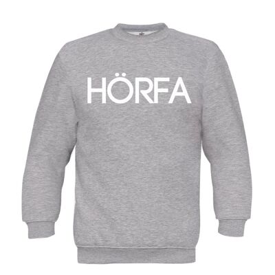 Classic Sweatshirt in White - Light Grey