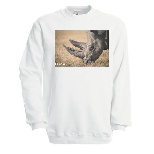 Rhinö Sweatshirt in Black - White