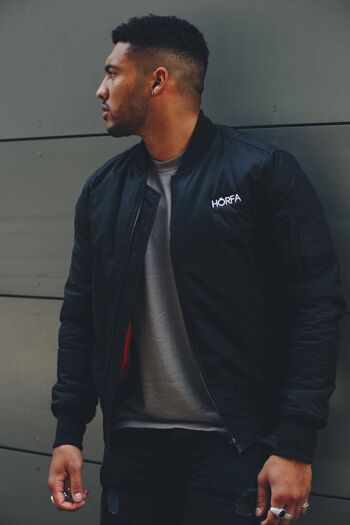 Blouson Bomber en Noir 2