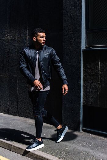 Blouson Bomber en Noir 4