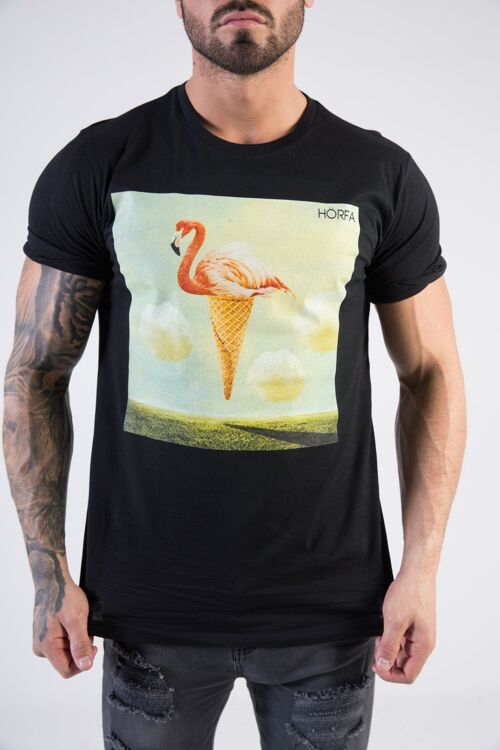 Flamingö T-Shirt - Black