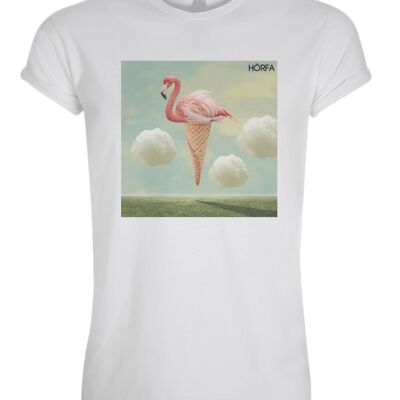 Flamingö T-Shirt - White