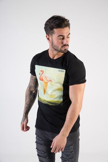 T-shirt Flamingo - Blanc 2