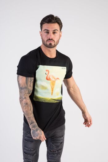 T-shirt Flamingo - Blanc 3