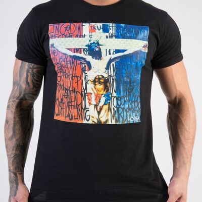 T-shirt F**k Religiön - Noir