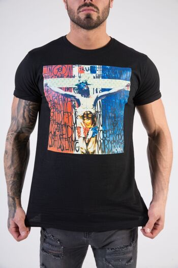 T-shirt F**k Religiön - Noir 1