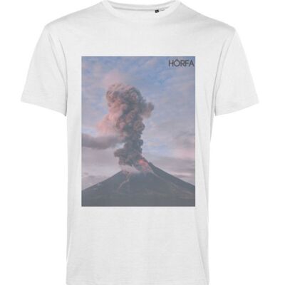 Camiseta Erupción - Blanco