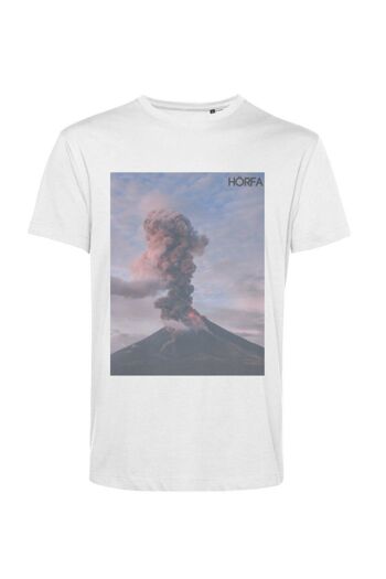 T-shirt Eruption - Blanc 1