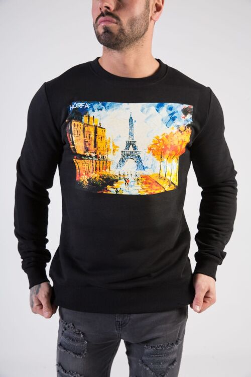 Watercölöur in Paris Sweatshirt