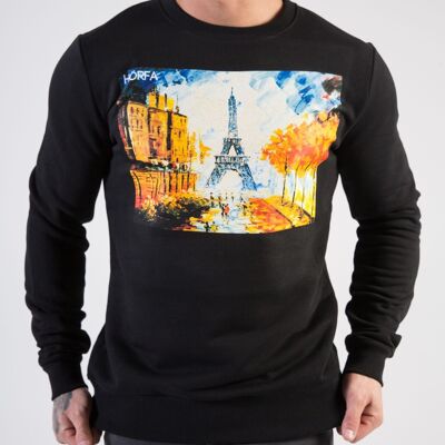 Watercölöur in Paris Sweatshirt