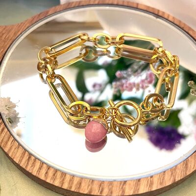 Chloé Agathe pink bracelet