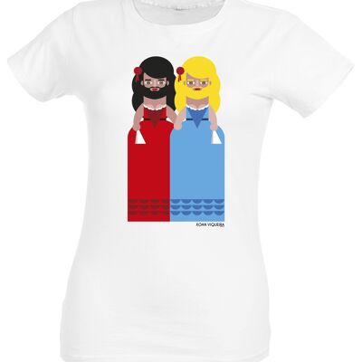 CAMISETA BLANCA CHICA MENINAS