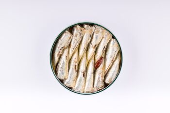 Petites sardines à l'huile d'olive épicée 10/14 pièces 2