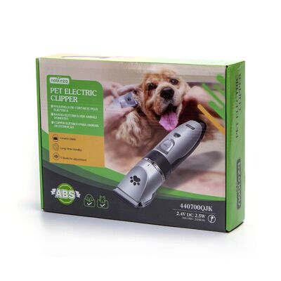 PET ELECTRIC CLIPPER  L17.5*W4.5*H4CM BLACK&SILVER