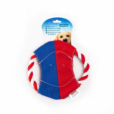 ROPE TOY D1.6CM L20CM 83g RED&BLUE/YELLOW&BLUE