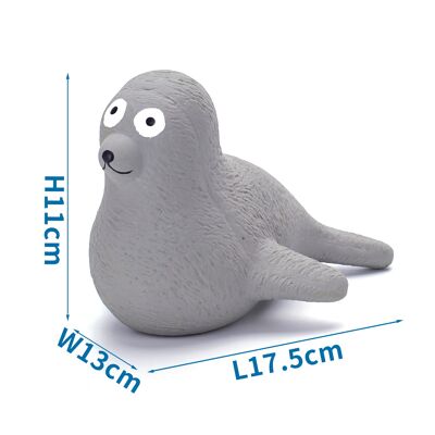 LATEX TOYS DOLPHINL17.5*W13*H11CM GREY