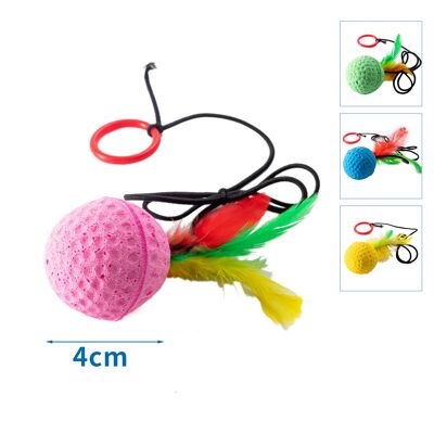 CAT TOY D4CM PINK/YELLOW/BLUE/GREEN