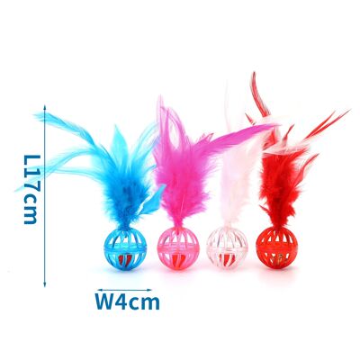 CAT TOYS L12*W4CM WHITE&RED/BLUE&PINK