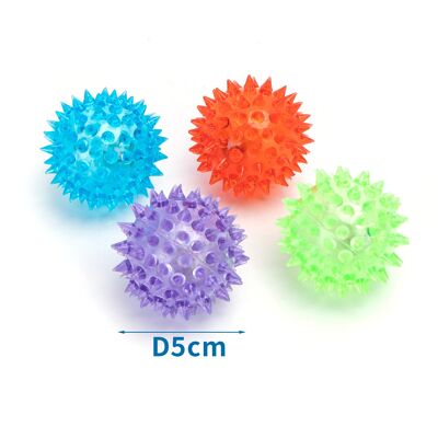 LED FLASHING BOUNCE BALL D5.5CM BLUE/PURPLE/GREEN/RED