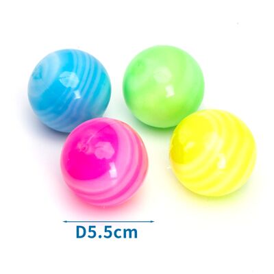 LED FLASHING GALAXY BALLS D5.5CM PINK/GREEN/BLUE/YELLOW
