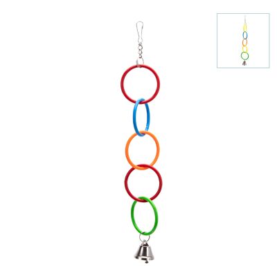 BIRD TOY(FIVE COLOR RING)GREEN+YELLOW+ORANGE+BLUE+YELLOW/GREEN+RED+ORANGE+BLUE+RED