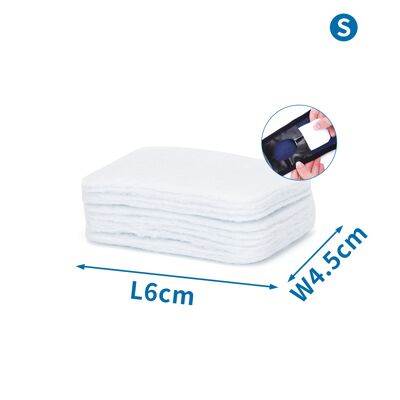 PAD FOR PROTECTIVE PANTS S(L6*W4.5CM) WHITE