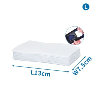 PAD FOR PROTECTIVE PANTS L(L13*W7.5CM) WHITE