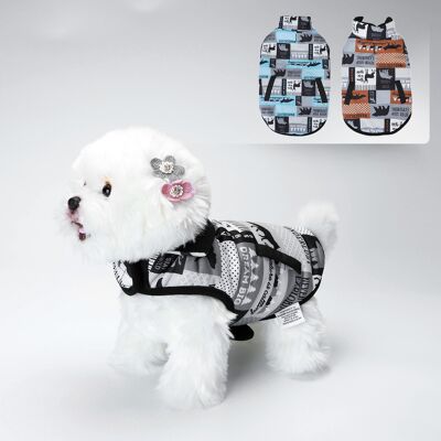 THREE LAYERS PET JACKET L20CM/L25CM/L30CM BLUE/BLACK/GRAY