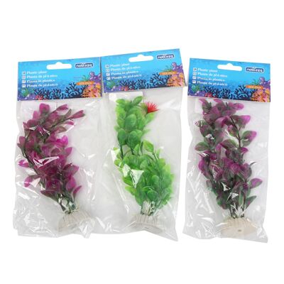 SINGLE BRANCH PLASTIC PLANT 02 20CM