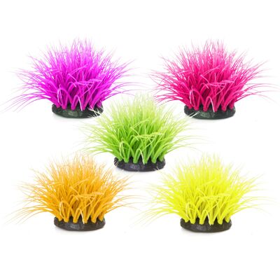 FLUORESCENT ELEOCHARIS PARVULA L15*W8CM RED/YELLOW/PURPLE/GREEN/ORANGE