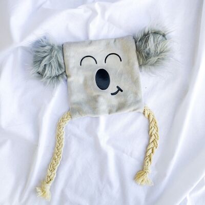 Kyle, Stylidog dog toy, in the shape of a Koala, handmade in France