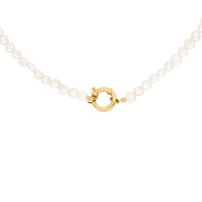 Lola Power Pearl Necklace Gold
