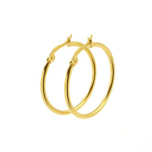 Sierra Hoops Large - Gold