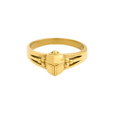 Scarab Ring Gold - 56