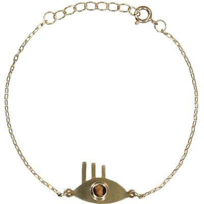 Spiri Eye Bracelet The Queen Of The Jungle Gold Plated