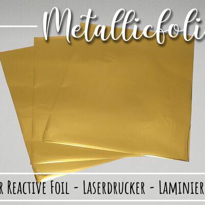 Gold - A4 Hot Stamping Foil Hot Foil Toner Reactive Foil