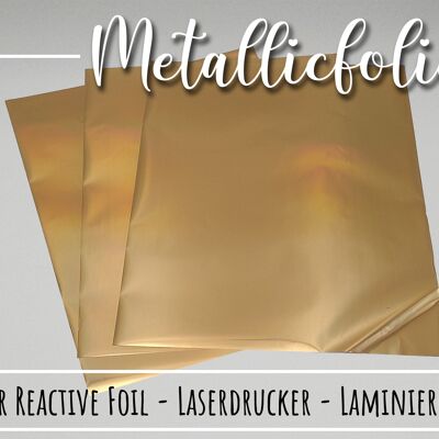 Gold Laser - A4 Heißprägefolie Hot Foil Toner Reactive Folie