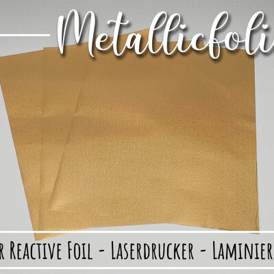 Gold Sand - A4 Hot Stamping Foil Hot Foil Toner Reactive