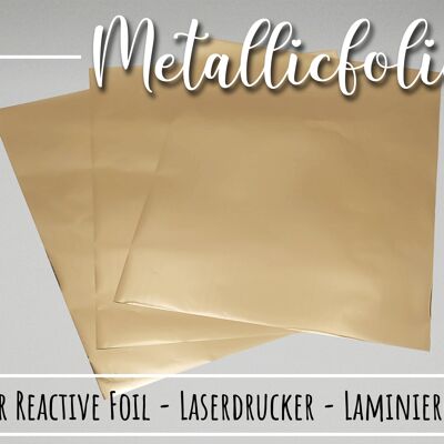 Light Gold - A4 Hot Stamping Foil Hot Foil Toner Reactive