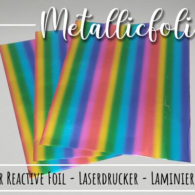 Rainbow - A4 Hot Stamping Foil Hot Foil Toner Reactive
