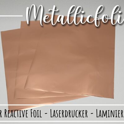 Rose Gold - A4 Hot Stamping Foil Hot Foil Toner Reactive