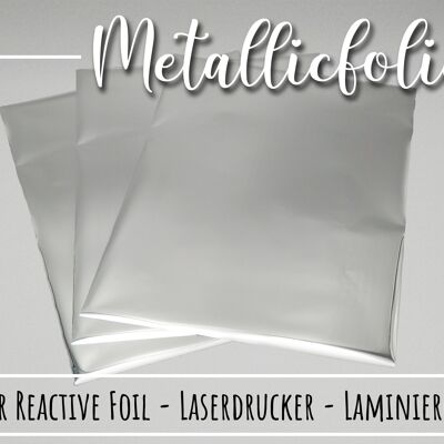 Silver - A4 Hot Foil Toner Reactive Hot Stamping Foil