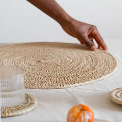 Raffia Placemats (Set of 2)